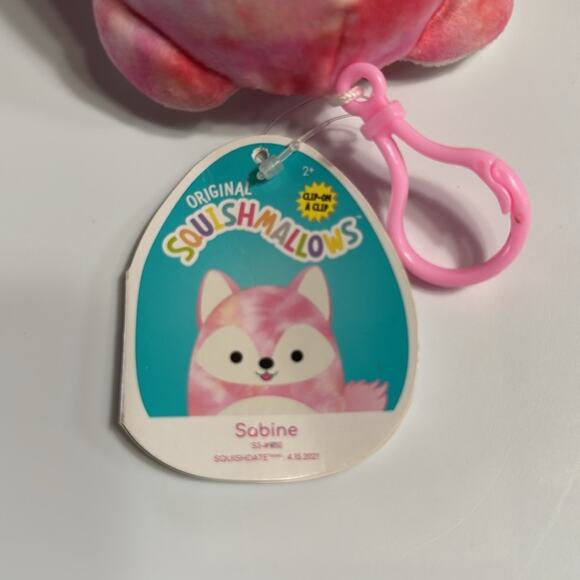 NWT Sabine Squishmallows 3.5” Clip - Picture 3 of 3